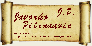 Javorko Pilindavić vizit kartica